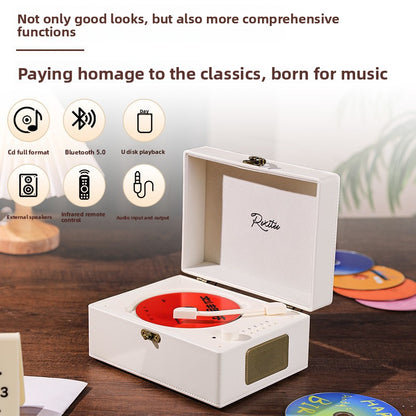 Retro CD Player with Bluetooth