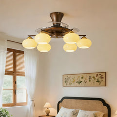 Ceiling Mount 6-Head Creamy Style