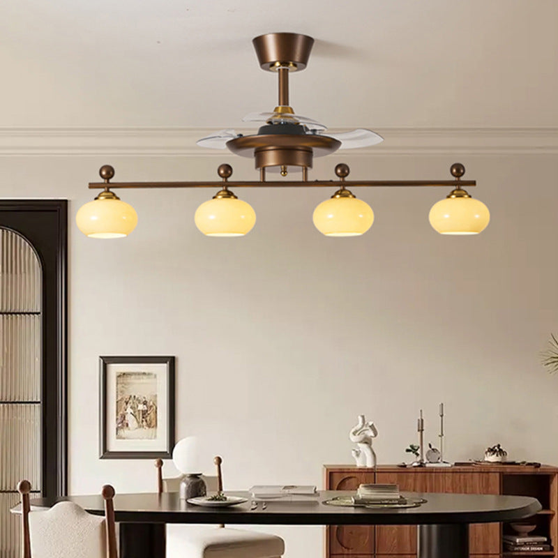 Retro Ceiling Fan Light with Full Spectrum Illumination