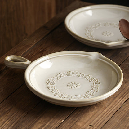 Retro Ceramic Dessert Plate