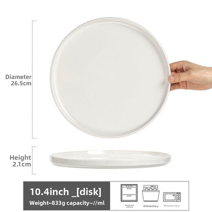 Retro Ceramic Dinner Plates Microwave Safe