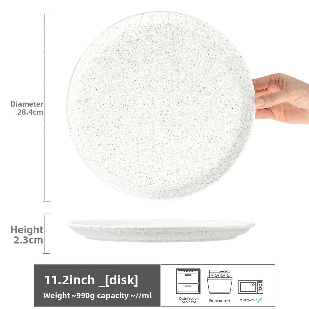 Retro Ceramic Dinner Plates Microwave Safe