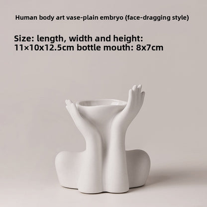 Retro Ceramic Flower Vase Home Decoration