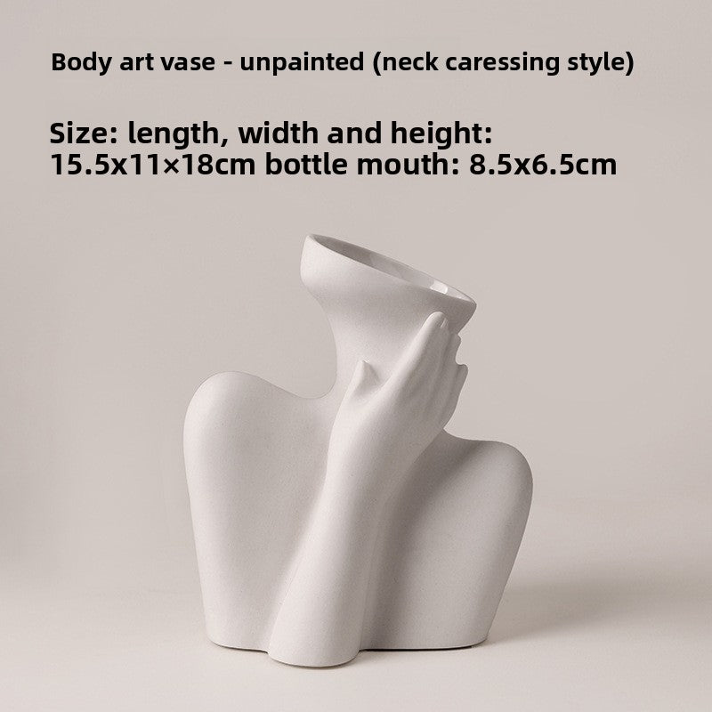 Retro Ceramic Flower Vase Home Decoration