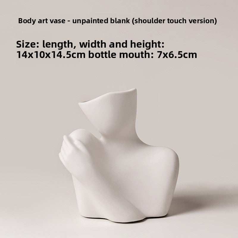 Retro Ceramic Flower Vase Home Decoration