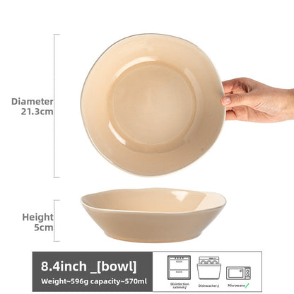 Retro Ceramic Salad Bowl Set