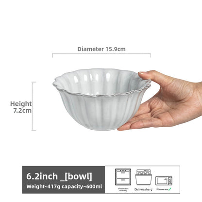 Retro Ceramic Salad Bowl Set