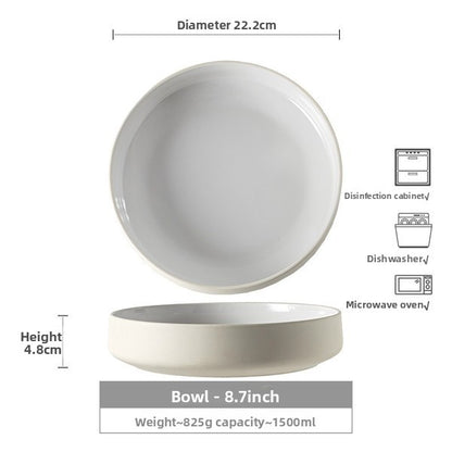 Retro Ceramic Salad Bowl Set