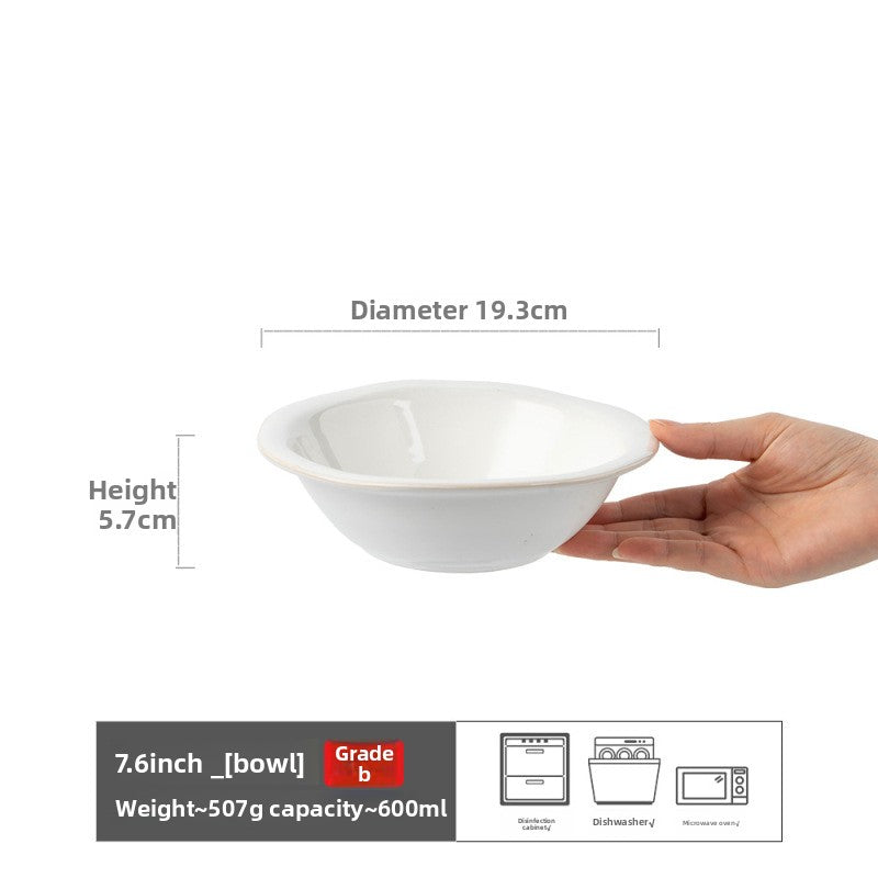 Retro Ceramic Salad Bowl Set