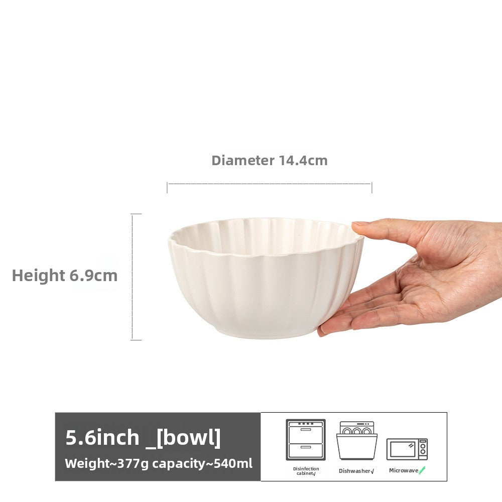 Retro Ceramic Salad Bowl Set