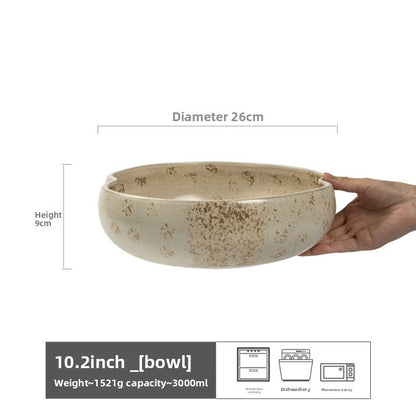Retro Ceramic Salad Bowl Set