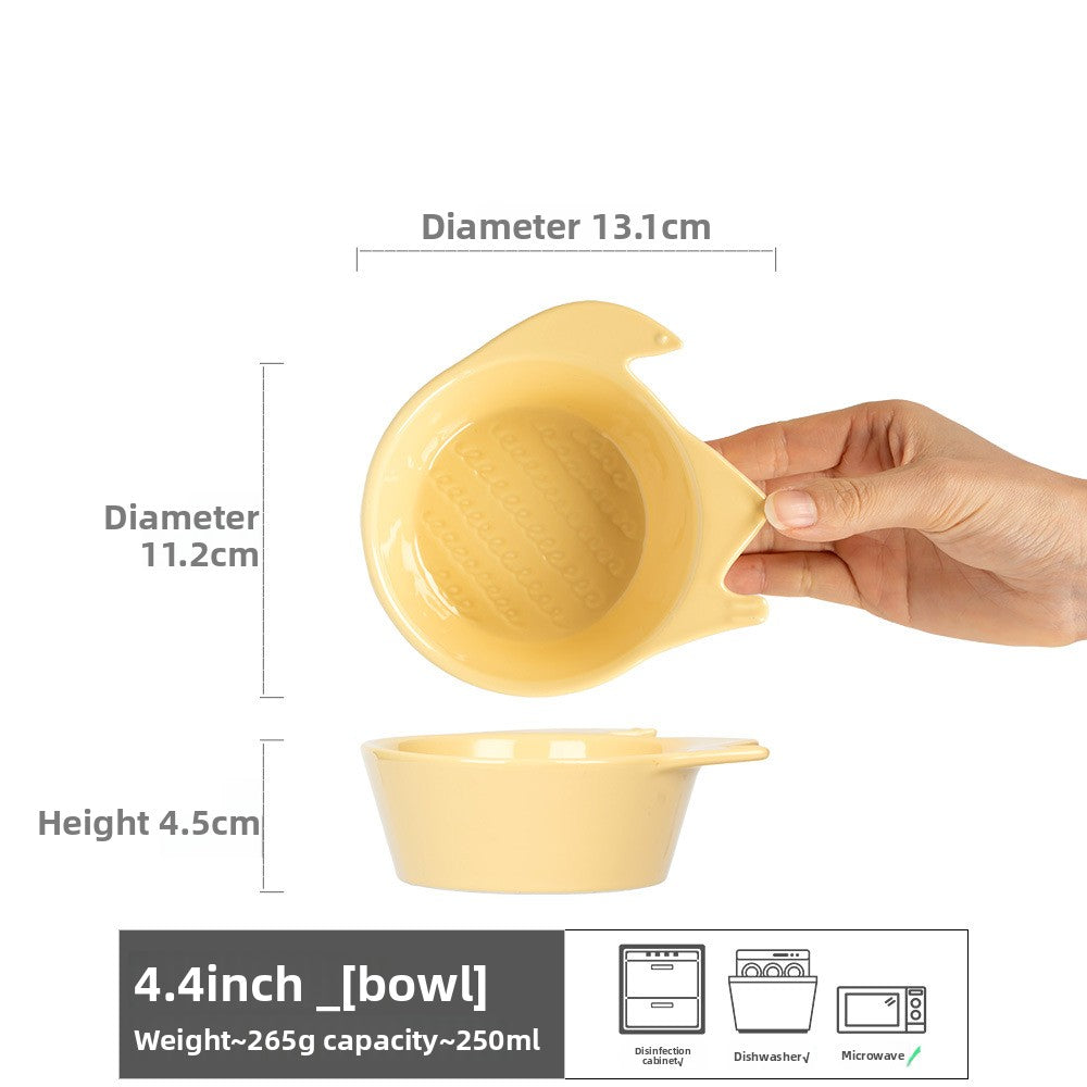 Retro Ceramic Salad Bowl Set