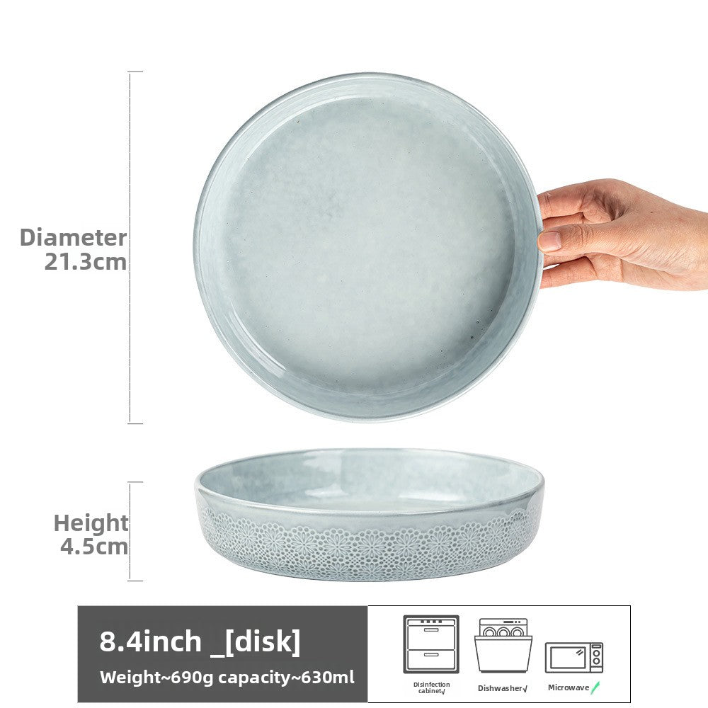 Retro Ceramic Salad Bowl Set