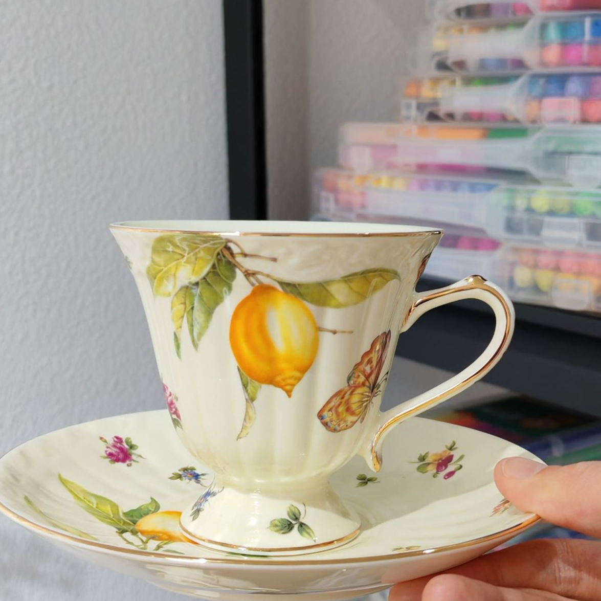 Retro Ceramic Tea Set