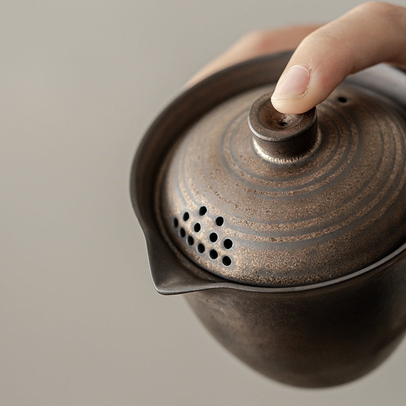 Retro Ceramic Travel Tea Set
