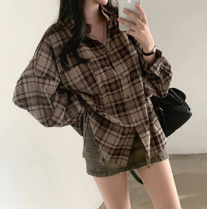 Retro checkered shirt