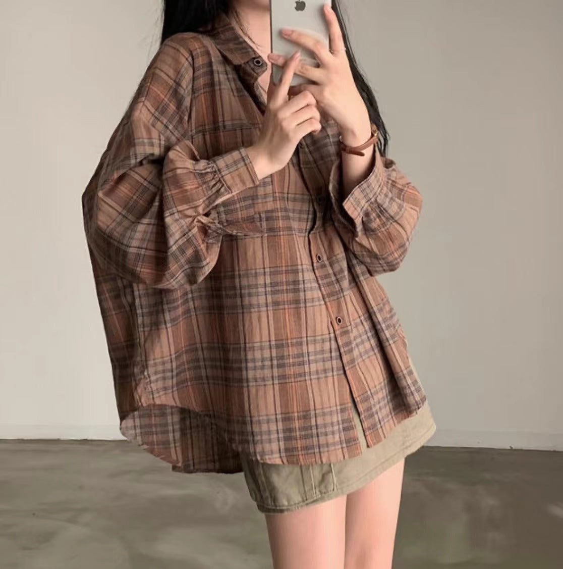 Retro checkered shirt
