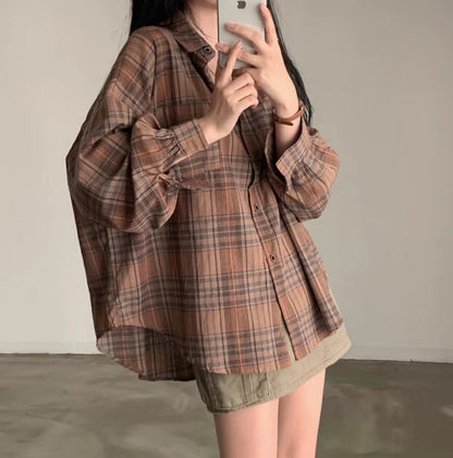 Retro checkered shirt