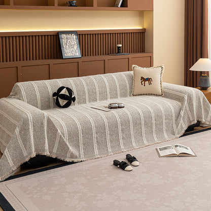 Retro chenille sofa cover