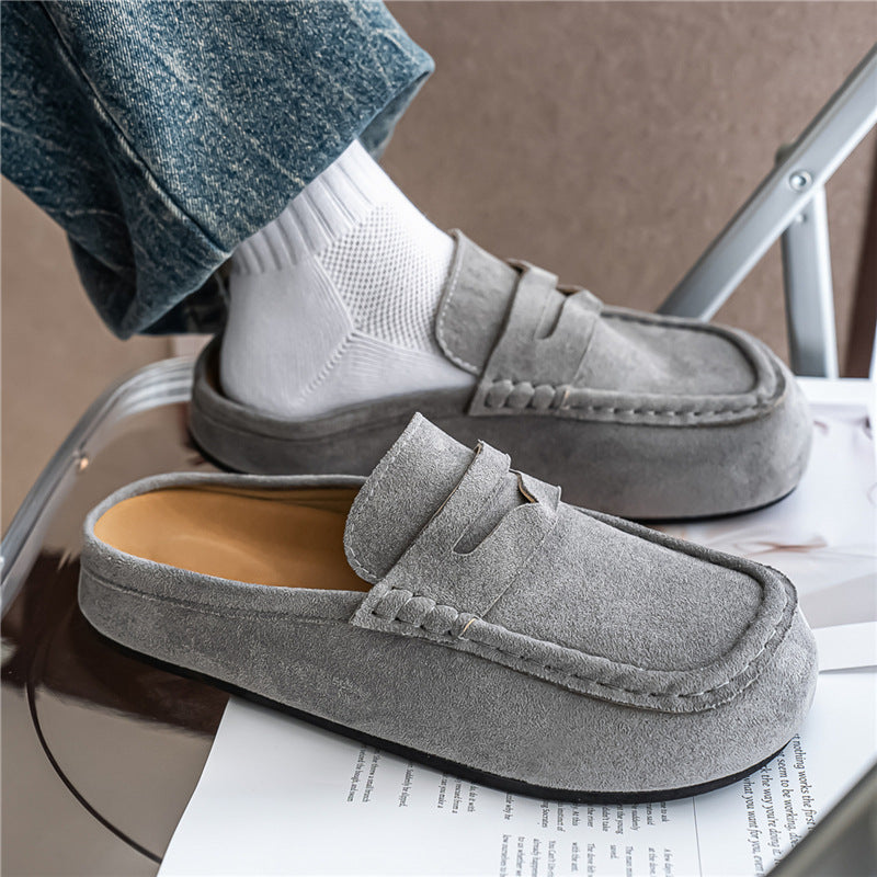 Retro Closed-Toe Slip-On Elevator Shoes