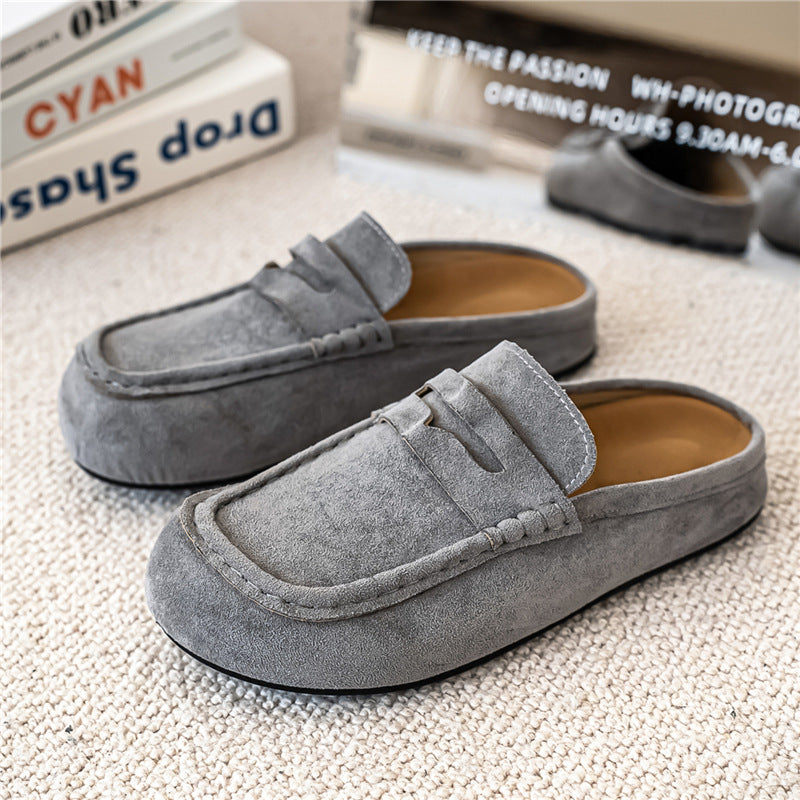 Retro Closed-Toe Slip-On Elevator Shoes
