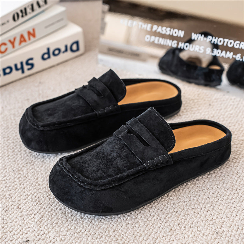 Retro Closed-Toe Slip-On Elevator Shoes