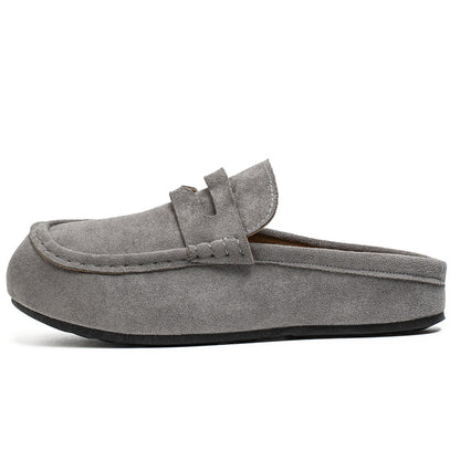 Retro Closed-Toe Slip-On Elevator Shoes