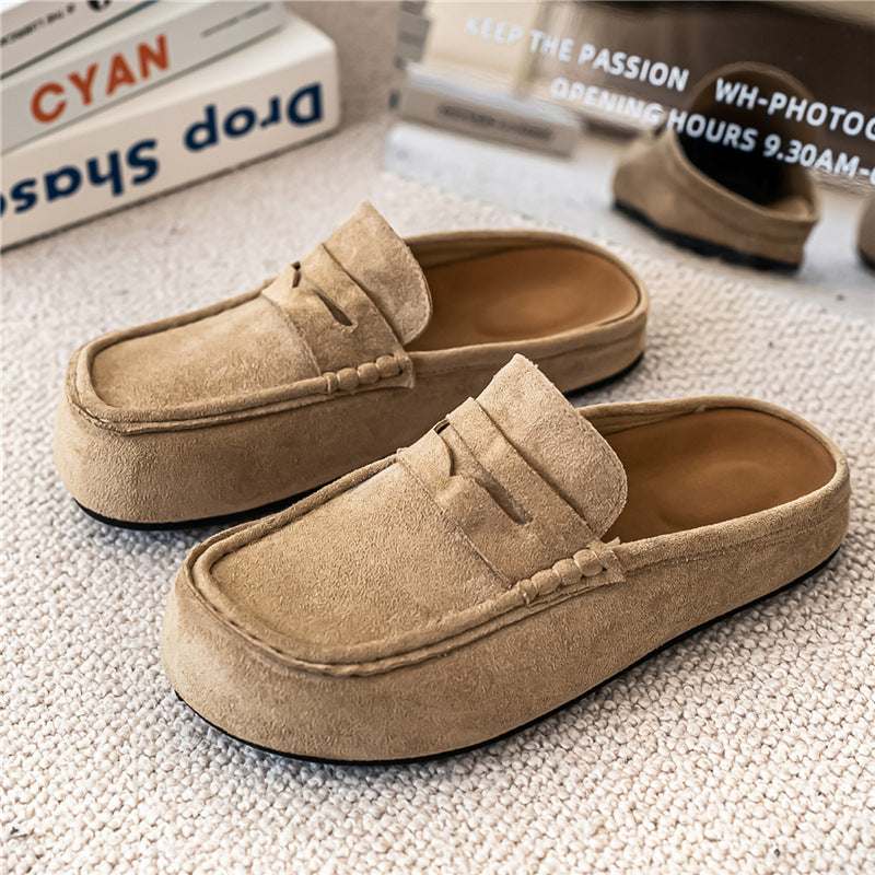 Retro Closed-Toe Slip-On Elevator Shoes