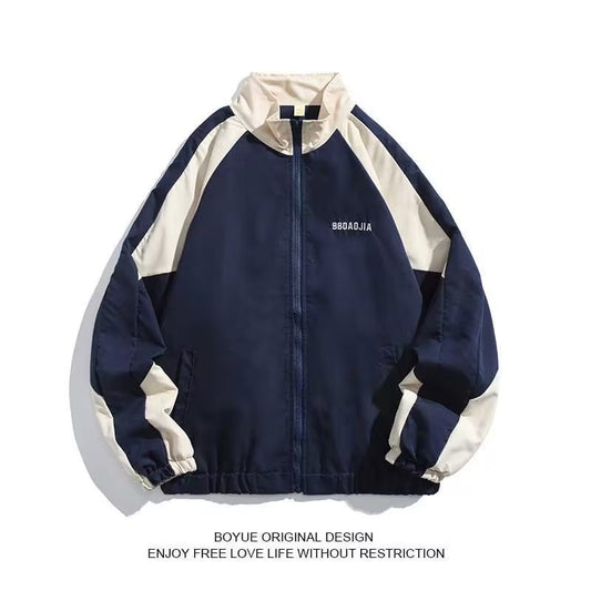 Retro Color Block Jacket