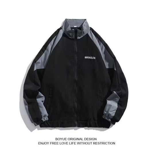 Retro Color Block Jacket