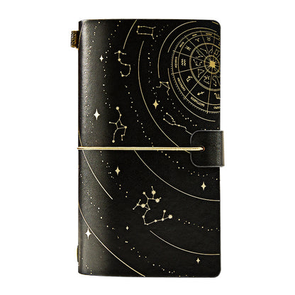 Retro Constellation Notebook with Strap