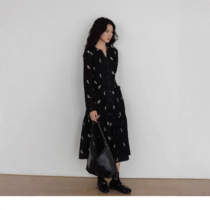 Retro corduroy dress