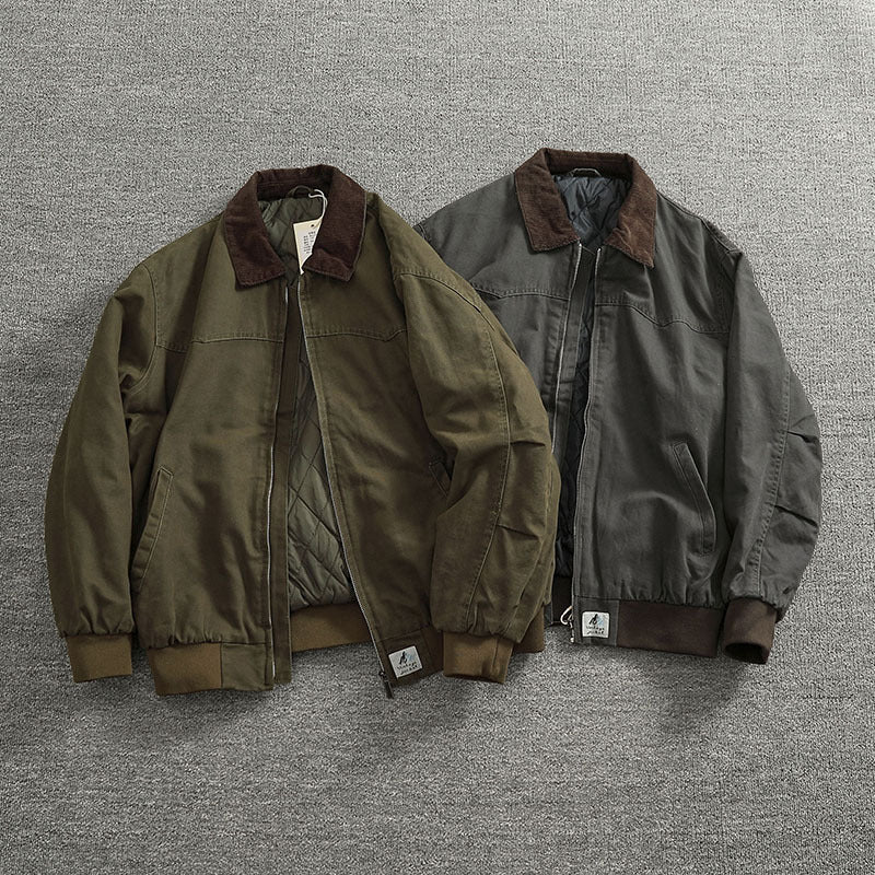 Retro Cotton Flight Jacket