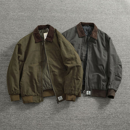 Retro Cotton Flight Jacket