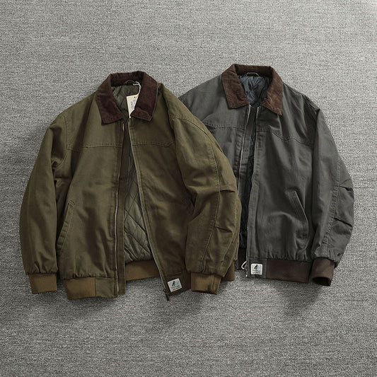 Retro Cotton Flight Jacket