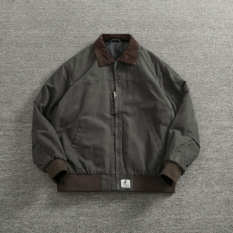 Retro Cotton Flight Jacket