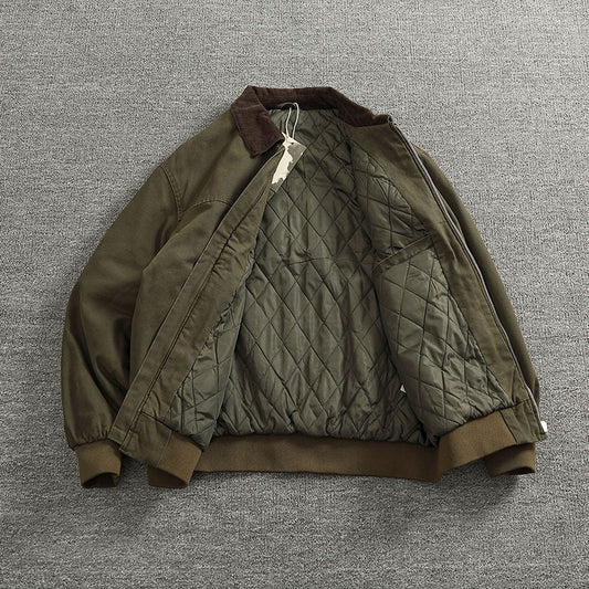 Retro Cotton Flight Jacket