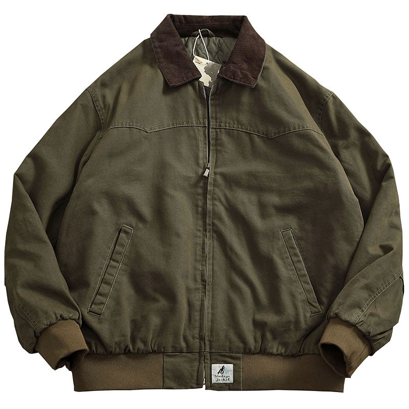 Retro Cotton Flight Jacket