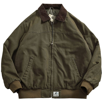 Retro Cotton Flight Jacket