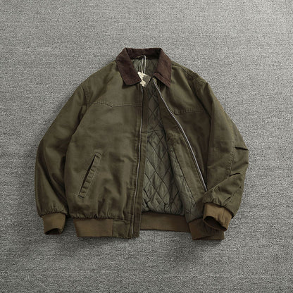 Retro Cotton Flight Jacket