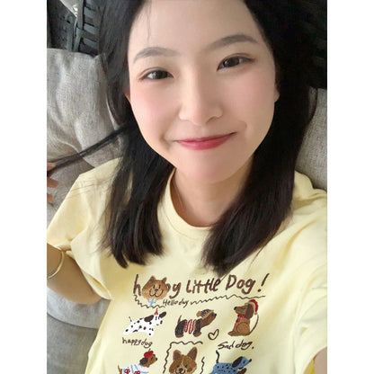 Retro Cotton Short Sleeve T Shirt