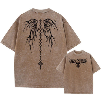 Retro cotton T-shirt