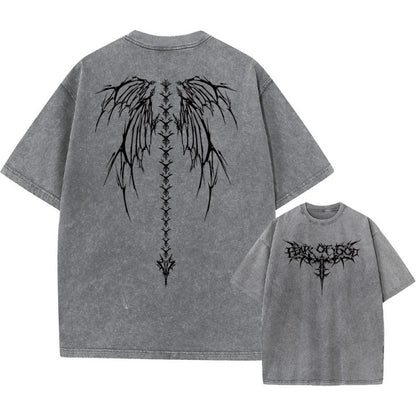 Retro cotton T-shirt