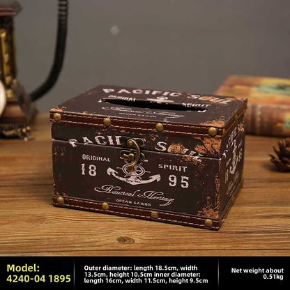 Retro Creative Tissue Box