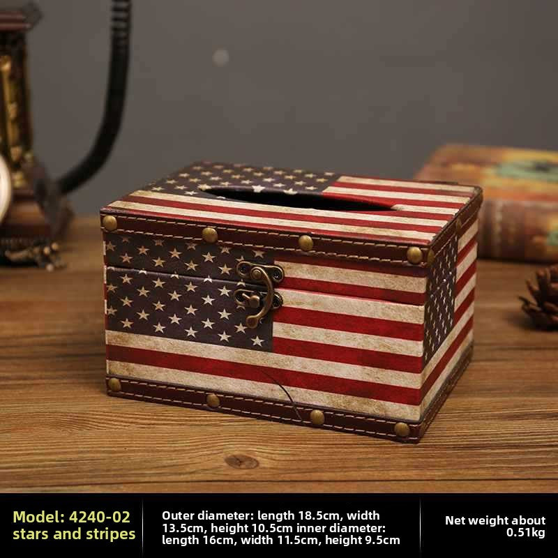 Retro Creative Tissue Box