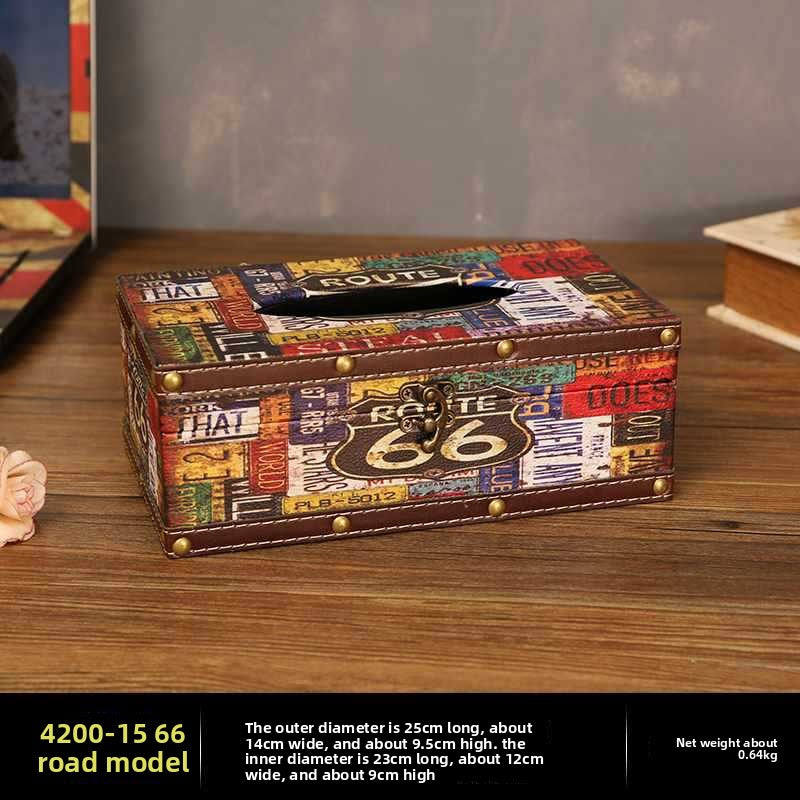 Retro Creative Tissue Box