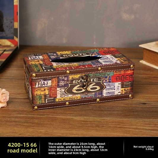 Retro Creative Tissue Box