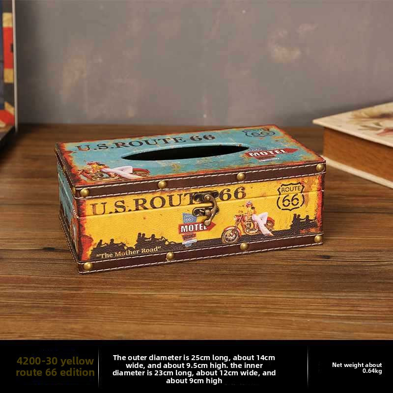 Retro Creative Tissue Box