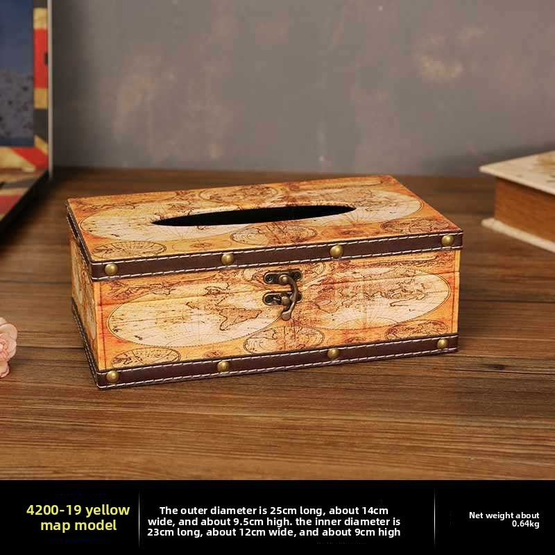 Retro Creative Tissue Box