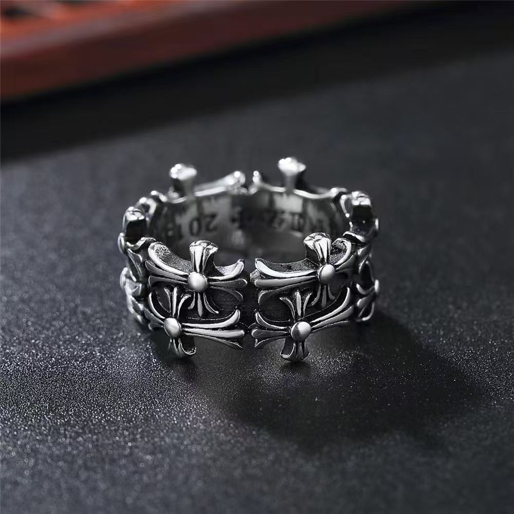 Retro Cross Ring